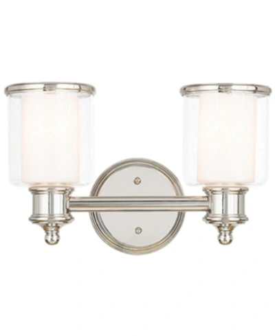 Livex Middlebush Polished Light Bath Bar In Brushed Nickel