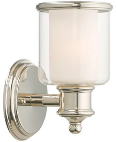 Livex Middlebush Sconce In Polished Nickel