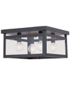 Livex Millford Flush Mount Light In Bronze