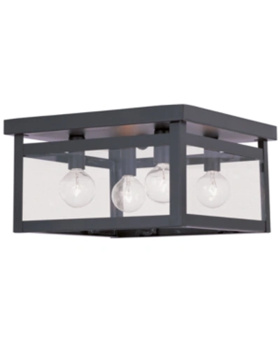 Livex Millford Flush Mount Light In Bronze
