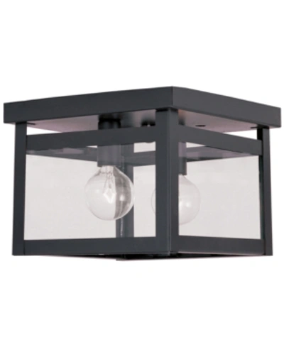 Livex Milford Ceiling Flush Mount In Bronze