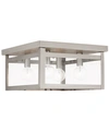 Livex Millford Flush Mount Light In Brushed Nickel