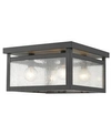 Livex Milford Ceiling Flush Mount In Bronze