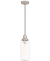 Livex Signature 1-light 5" Mini Pendant In Silver