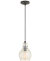 Livex Signature 1-light 6" Mini Pendant In Dark Brown