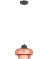 Livex Signature 1-light 9" Mini Pendant In Dark Brown