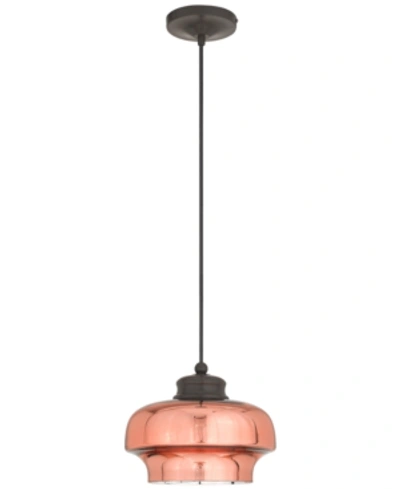 Livex Signature 1-light 9" Mini Pendant In Dark Brown