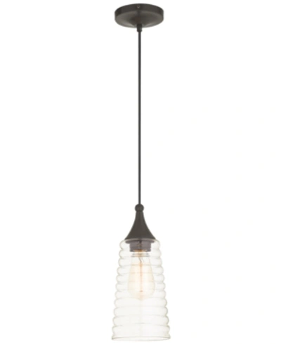 Livex Signature 1-light 6" Mini Pendant In Dark Brown