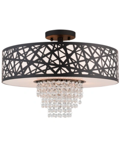 Livex Allendale 4-light Semi Flush In Bronze