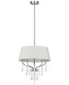 Safavieh Waltz Chrome-tone Pendant In Chrome