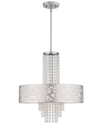 Livex Allendale 4-light Pendant Chandelier In Polished Chrome