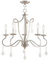 Livex Callisto 5-light Chandelier In Silver