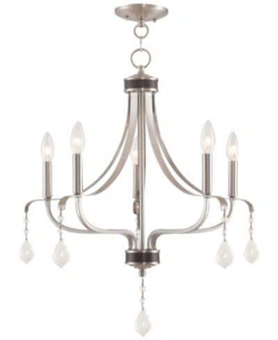 Livex Laurel 5-light Chandelier In Silver