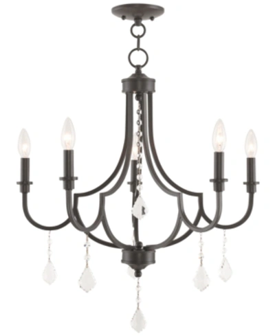 Livex Glendale 5-light Chandelier In Dark Brown