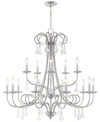 Shop Livex Daphne 15-light Chandelier In Polished Chrome