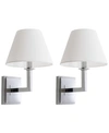 Safavieh Pauline Set Of 2 Sconces In Silver