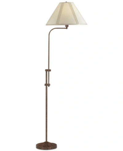 Cal Lighting Torres Floor Lamp With Adjustable Pole In Russet
