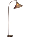 Cal Lighting Patrick Arc Floor Lamp In Russet
