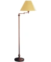 Cal Lighting Layla Swing Arm Floor Lamp In Russet