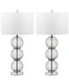 Safavieh Port Robert Set Of 2 Table Lamps In Smoke