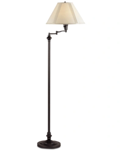 Cal Lighting Layla Swing Arm Floor Lamp In Dark Bronze