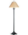 Cal Lighting 60w 2-light Pull Chain Floor Lamp In Russet