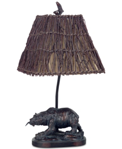 Cal Lighting Bear Accent Lamp In Antique Bronze