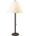 Cal Lighting Candlestick Table Lamp With Pull Chain Switch In Black/russet