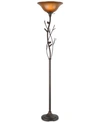 Cal Lighting Pinecone Torch In Amber