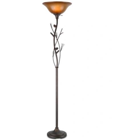Cal Lighting Pinecone Torch In Amber