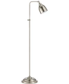Cal Lighting Pharmacy Floor Lamp With Adjustable Pole In Brushed Steel