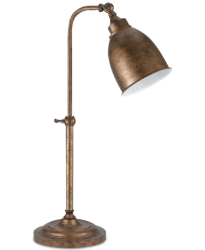 Cal Lighting Pharmacy Table Lamp With Adjustable Pole In Russet