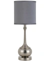 Cal Lighting Tapron Accent Lamp In Brushed Steel