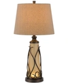 CAL LIGHTING 150W 3-WAY TAYLOR TABLE LAMP WITH 1W LED