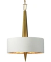 Uttermost Obeliska 3 Light Gold Chandelier