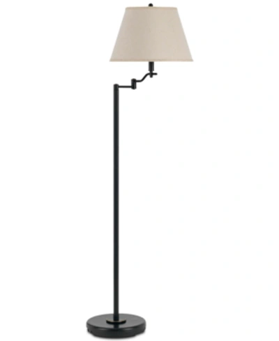 Cal Lighting Dana Swing Arm Floor Lamp In Dark Bronze