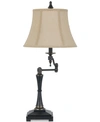 Cal Lighting Madison Swing Arm Table Lamp In Oil Rubbed