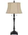 CAL LIGHTING 60W 2-LIGHT MADISON TABLE LAMP