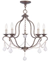 LIVEX CHESTERFIELD 24" CHANDELIER