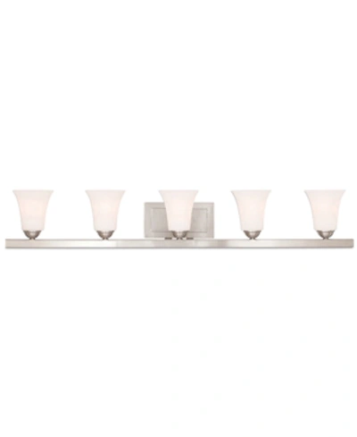 Livex Ridgedale Metal 5-light Vanity In Brushed Nickel