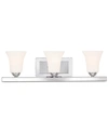 Livex Ridgedale Metal 3-light Vanity In Chrome