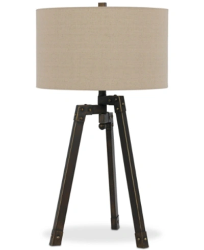 Cal Lighting Angled Tripod Table Lamp In Iron