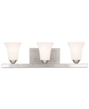 Livex Ridgedale Metal 3-light Vanity In Brushed Nickel
