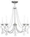 Livex Pennington 5-light Chandelier In Brushed Ni