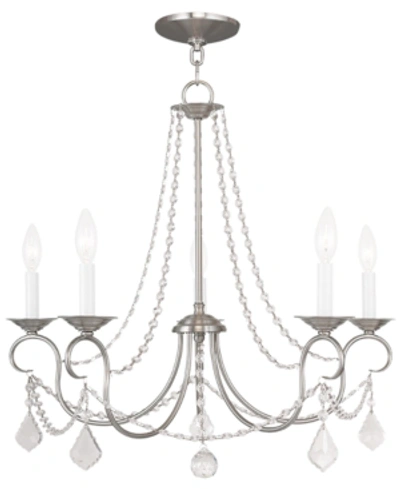 Livex Pennington 5-light Chandelier In Brushed Ni