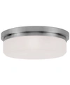 Livex Pennington Light Semi Flush In Brushed Nickel