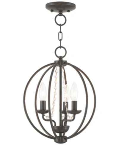 Livex Arabella 12" Pendant In Bronze