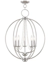 Livex Arabella 22" Pendant In Polished Chrome