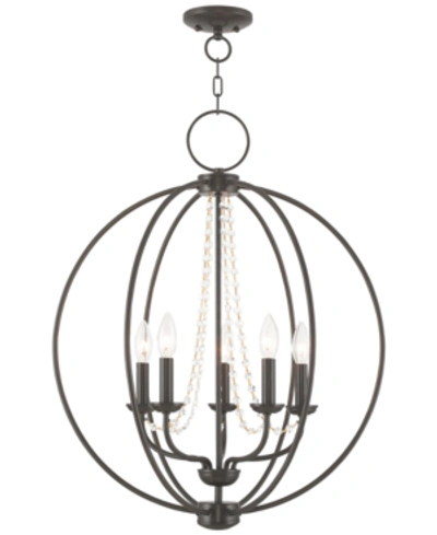 Livex Arabella 22" Pendant In Bronze