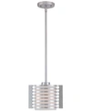 Livex Hilliard Mini Pendant In Polished Chrome